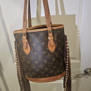 Vintage boho lv bag
